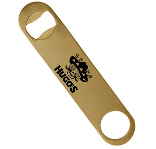 Screen Printed Colored Stainless Steel Speed Opener - GOLD