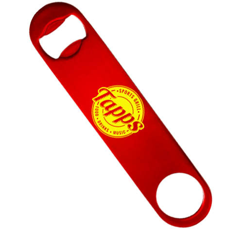 Screen Printed Colored Stainless Steel Speed Opener - RED