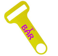 Screen Printed Colored Stainless Steel Hammerhead™ Opener - YELLOW