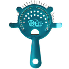 Cocktail Strainer - 4 Prong Candy Teal