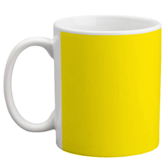 Custom Coffee Mug - Yellow - 11 ounce